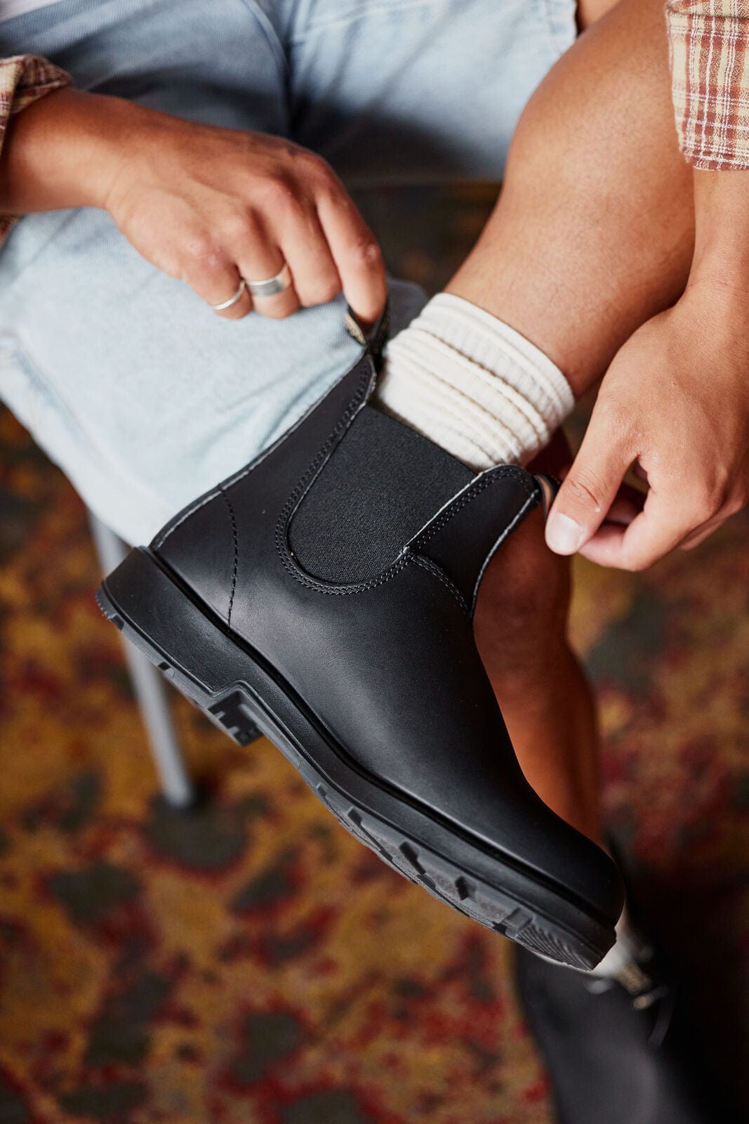 Blundstone black chelsea boots online