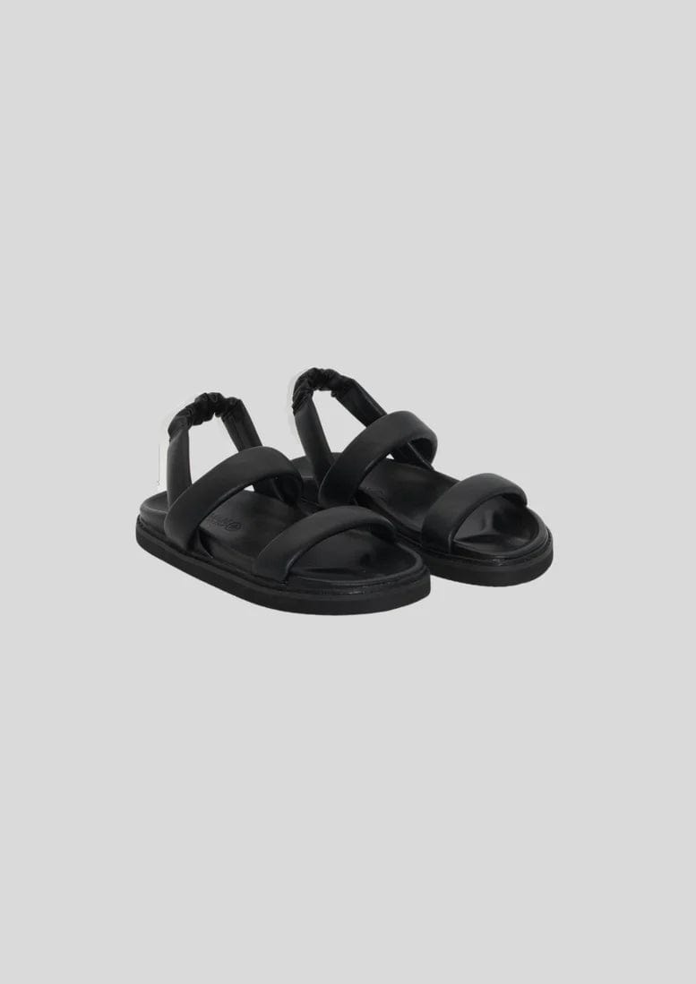 Human Shoes sandals Algort Leather - Black
