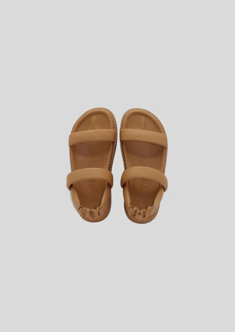 Human Shoes sandals Algort Leather -Tan