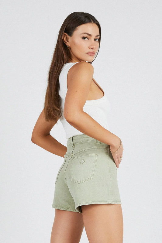 Abrand Jeans denim shorts Venice Shorts - Sage